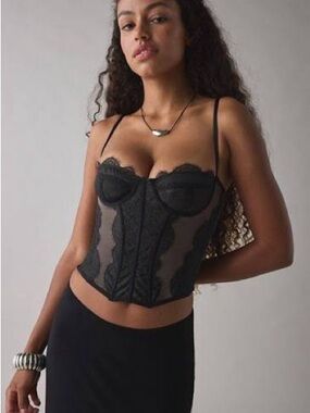 Out From Under Modern Love Corset Urban Outfitters